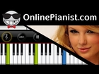 Taylor Swift - All Too Well Piano Tutorial (Easy Version)