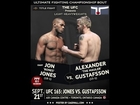 UFC 165 Official Event Fight Card Preview Jon Jones vs. Alexander Gustafssson
