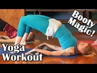 Yoga Booty Magic Workout! Firm & Tone Up Your Butt, Glutes, Thighs, Exercise, How to, Fitness