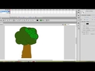video tutorial como hacer un arbol en Adobe Flash CS6