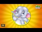 Hathi Aaya | हाथी आया | बालगीत | 4K HINDI Rhymes For Children | KidsOneHindi