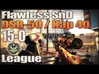 BO2 | 15-0 Flawless Search & Destroy - Master League Gameplay Tips /w DSR-50 & Kap 40