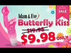 Cheap Sex Toy at Adam and Eve    Butterfly Kiss Vibrator for Sale $9 98 ONLY
