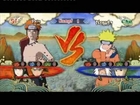 Naruto Storm 3 torn cloak Pain (RtN Hinata & Pirate Naruto) vs. PTS Naruto (Jiraiya & Yugito)