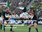 Freedom Cup South Africa vs New Zealand 5 Oct 2013
