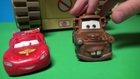 Disney Pixar Cars Re enactment scene with Screaming Banshee, Colossus XXL , Tractor , Lightning McQu