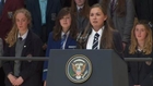 Hannah Nelson: 16-year-old student's 'making peace' speech