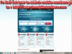 Search Mobile numbers online