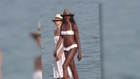 Naomi Campbell Looks Stunning in a White Bikini