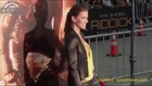 Tricia Hefler Exposes Her Cleavage At Riddick Los Angeles premiere